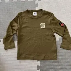 【値下げ】PETIT BATEAU オリーブグリーン長袖Tシャツ 24m