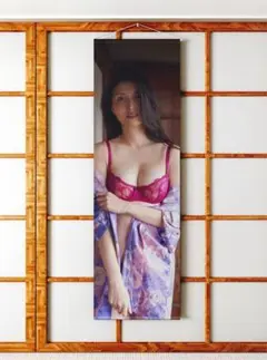 橋本マナミ/等身大サイズ/ダブルスエード生地/上質/タペストリー