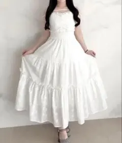 An MILLE フリルボリュームワンピース OP リボン - メルカリ