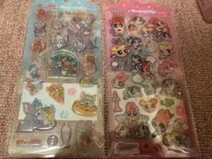 トムとジェリー & パワーパフガールズ ドロップジェリーシール