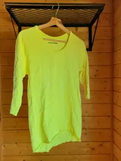 ripvanwinkle 蛍光イエロー 長袖Tシャツ サイズ4のサムネイル