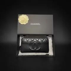 美品CHANELシャネルマトラッセルココマークCCブラック✖️ピンクキルティング