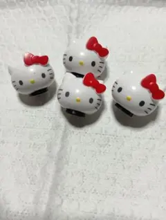 ハローキティ　エアバルブキャップ　空気圧　燃費改善　４個セット　キティちゃん