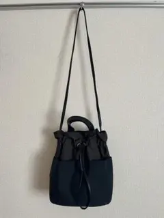 LUINI（ルイーニ）ショルダーバッグ ネイビー×チャコールグレーのサムネイル