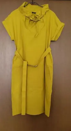 MAXMARA WEEKEND LINE マスタード色半袖ワンピースのサムネイル