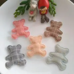 167 ￥150♡くま モチーフ ナチュラル系♡1個￥30