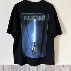 ユニクロ スターウォーズ 河村康輔 Tシャツ ライトセーバー 半袖 XL 黒
