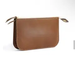 美品　リュトモス　財布　zip L キャメルブラウン