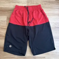 バスケットボールパンツ 赤と黒