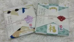 やわらかガーゼのハンカチ 福ふぐ 相撲 力士