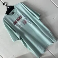 5Lサイズメンズプリント半袖Tシャツ