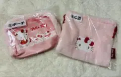 ハローキティ　一番くじ　巾着　ポーチ　セット