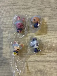 スキズ ガチャ　サウナフィギュア　4点セット SKZOO