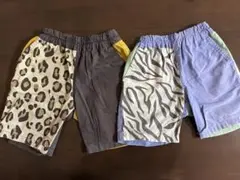 BREEZE レオパードゼブラ柄パンツ 100 110 2枚セット