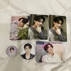 BTS ジョングク トレカ 缶バッジ セット