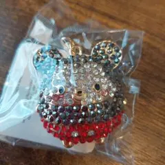 ミッキーマウス　キラキラキーホルダー
