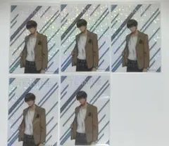 新テニスの王子様 テニプリ ホログラムクリアカード 日吉若 5枚セット