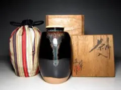 茶道具 塗師 牧田芳祥 作 あやめ蒔絵 長棗 共箱 V R7229 - メルカリ