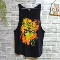 ZUMBA ズンバ タンクトップ 美品 ダンス フィットネスウェア ロゴプリントのサムネイル