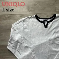 OLD UNIQLO ロンT L ロングスリーブ 長袖シャツ