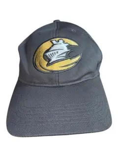 黒 ロゴ刺繍 ベースボールキャップ