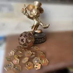 ミッキーマウスのフィギュア型置き時計 第一生命100周年記念