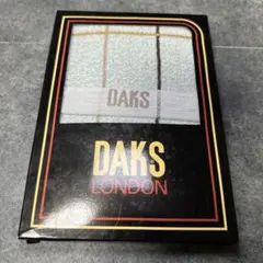 未使用 DAKS LONDON フェイスタオル箱付きダックス チェック柄 シミ有のサムネイル