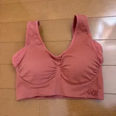 ピンク ノンワイヤーブラトップ S