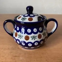 ハンドメイド ポーランド食器 シュガーポット A-13 - メルカリ