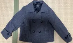 COMME CA ISM ダブルブレストジャケット 120cm グレー