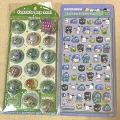 はぴだんぶい ポチャッコ クリアポップシール ボンボンドロップシールミニ