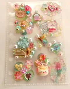 ☆*☆様 立体シール　手作りシール11個セット(๑´ڡ`๑)