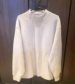 ユニクロU／ブラッシュドジャージーモックネックTシャツ／XL /461551