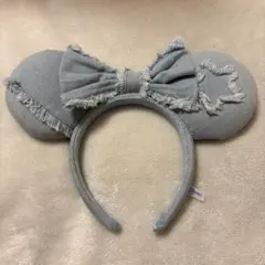 ディズニー　カチューシャ　デニム生地