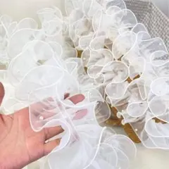 ★ フリル パール レース 帯揚げ 帯飾り 浴衣 着物 振袖 成人式 祭り 白