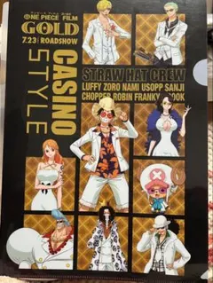 ONE PIECE FILM GOLD カジノスタイルクリアファイル