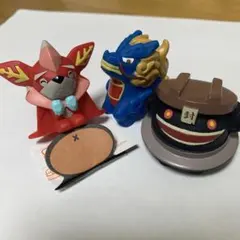 妖怪ウォッチ ともだち妖怪大集合!! 指人形　フィギュア　ソフビ　3個セットのサムネイル