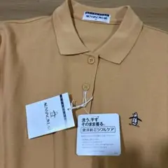 未使用　マンシングウェア　日本製　長袖　ポロシャツ　マンダリンオレンジカラー　M