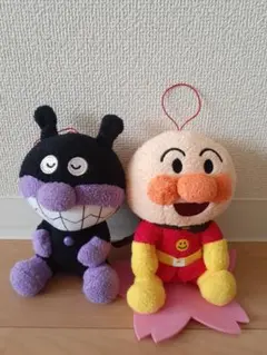 アンパンマン・ばいきんまん　ぬいぐるみ