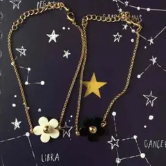 PAGE BOY美品2色セット花ブレスレット カメリア マリークワント風