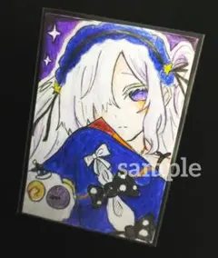 魔法少女ノ魔女裁判　まのさば 手描きイラスト アナログイラスト 夏目アンアン ⑰