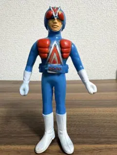 1974年製　昭和49年製　当時物　ポピー　ミニ ソフビ　ガンツ先生　がんばれ！！ロボコン　石森プロ　東映　NETテレビ　高さ7.5cm 当時物 ポピー ソフビ