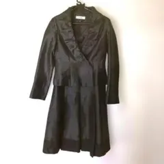 黒のジャケットとドレスセット　パーティードレス　結婚式　謝恩会