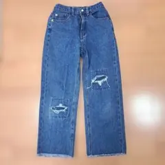 ダメージデニムパンツ 140サイズ