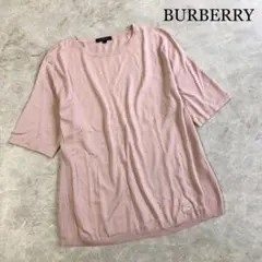 BURBERRY LONDON シルク×カシミア 半袖 ニットカットソー 15