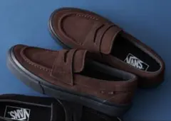 【未使用・日本限定】VANS ローファー スエード ブラウン 23cm
