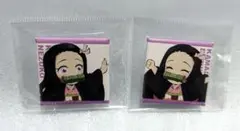 鬼滅の刃 ufotable 繋がるスクエア缶バッジ 竈門禰豆子