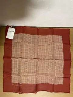 Margaret Howell マーガレットハウエル赤いチェック柄スカーフ