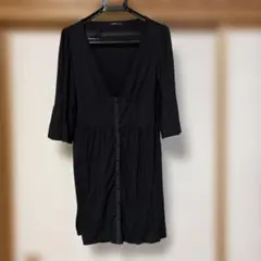 COMME CA ISM ブラックカーディガン