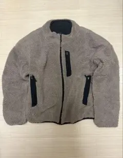 フリースジャケット サイドポケット付き